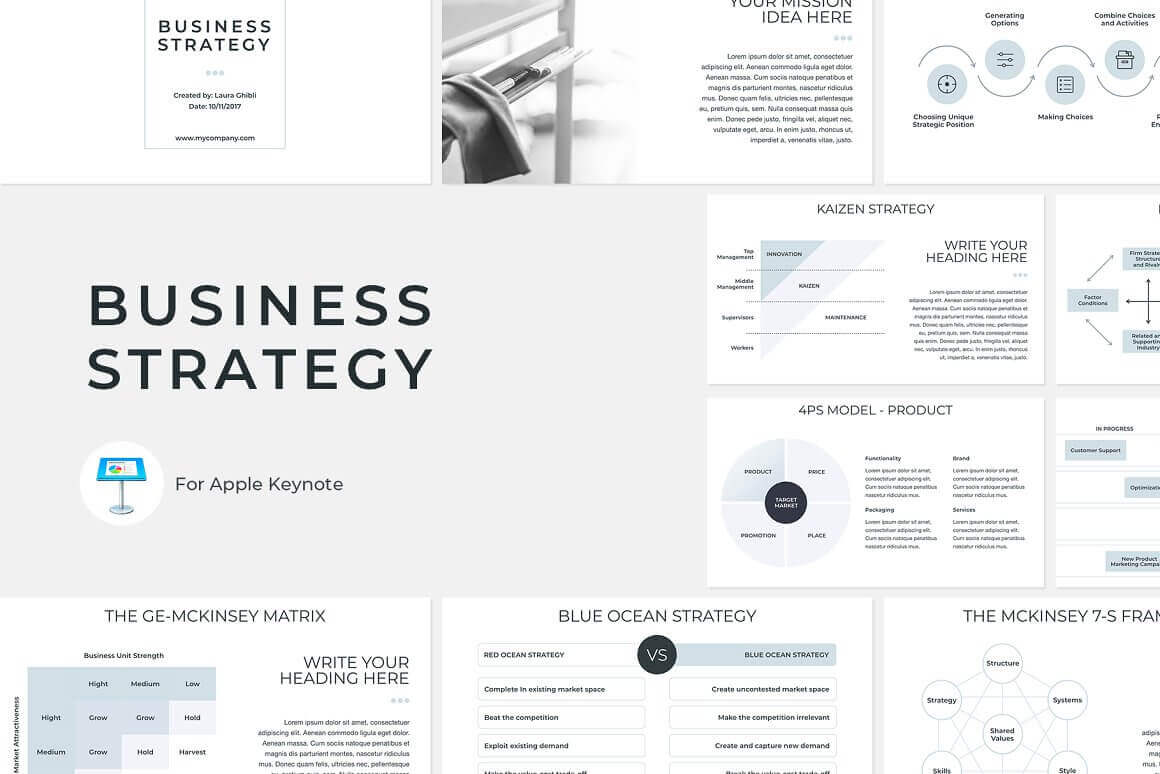 Business Strategy for Apple Keynote.
