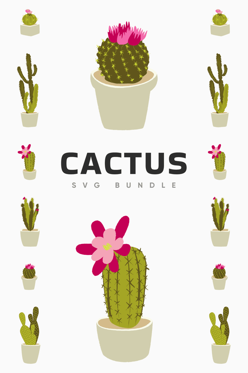 cactus svg collection pinterest image.