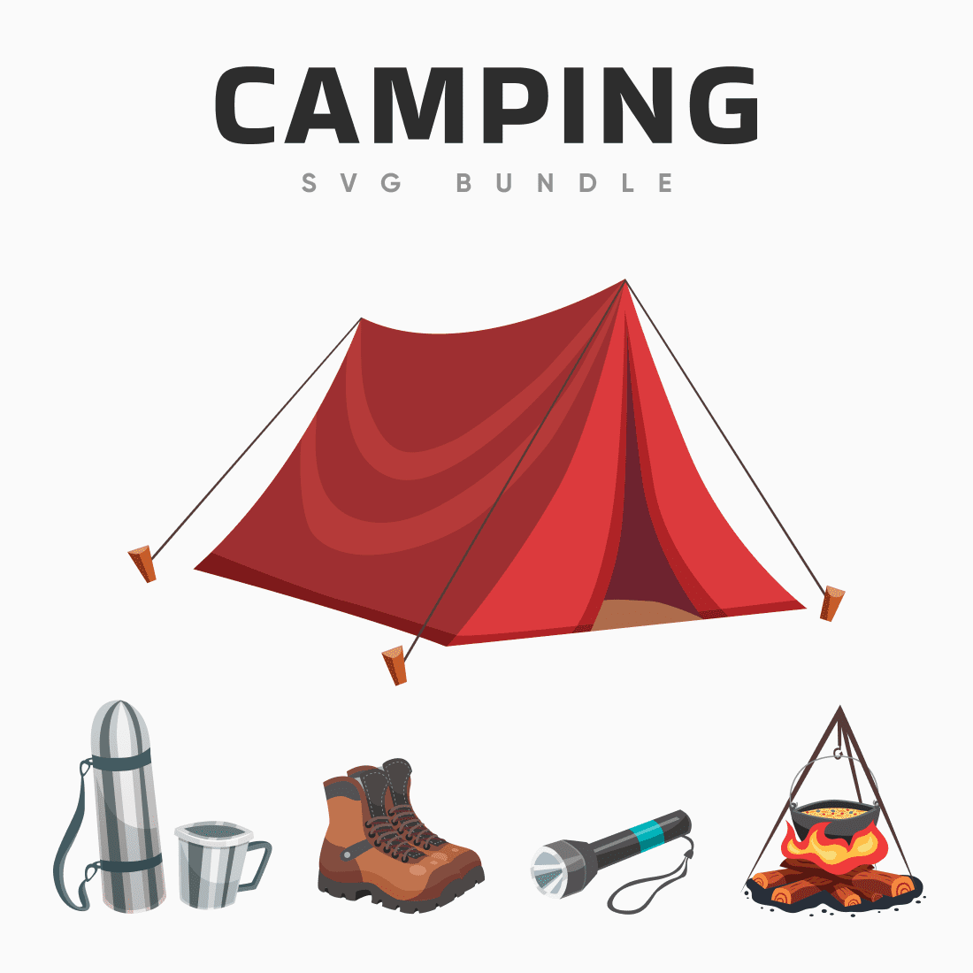 camping svg collection preview image