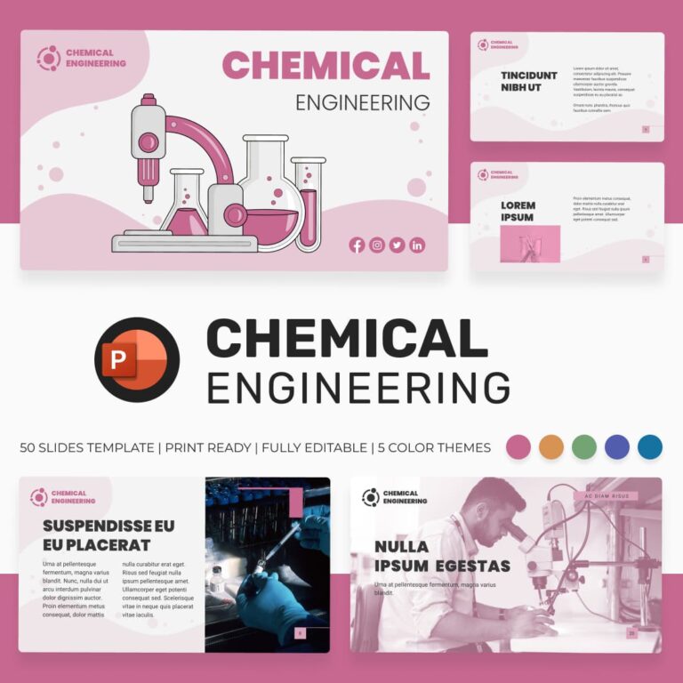 Chemical Engineering Powerpoint Template MasterBundles