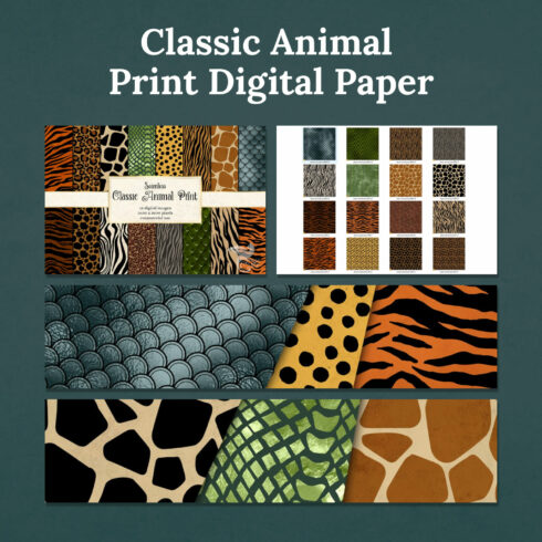 Classic Animal Print Digital Paper 01
