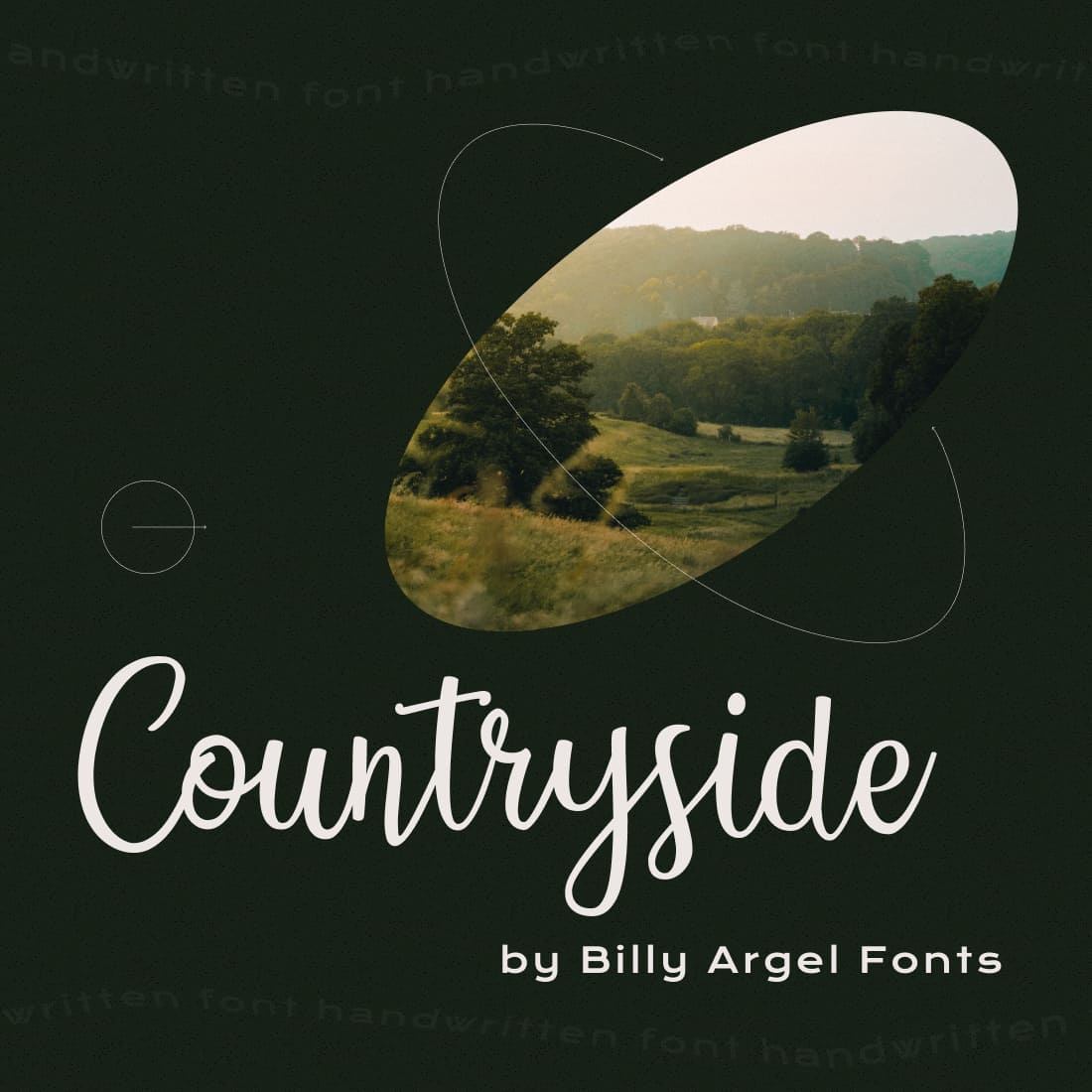 Countryside Free Farmhouse Font main cover.