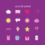 Free Cute Icons cover image.