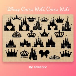 Disney Castle (SVG, Vector, for Cricut) - MasterBundles