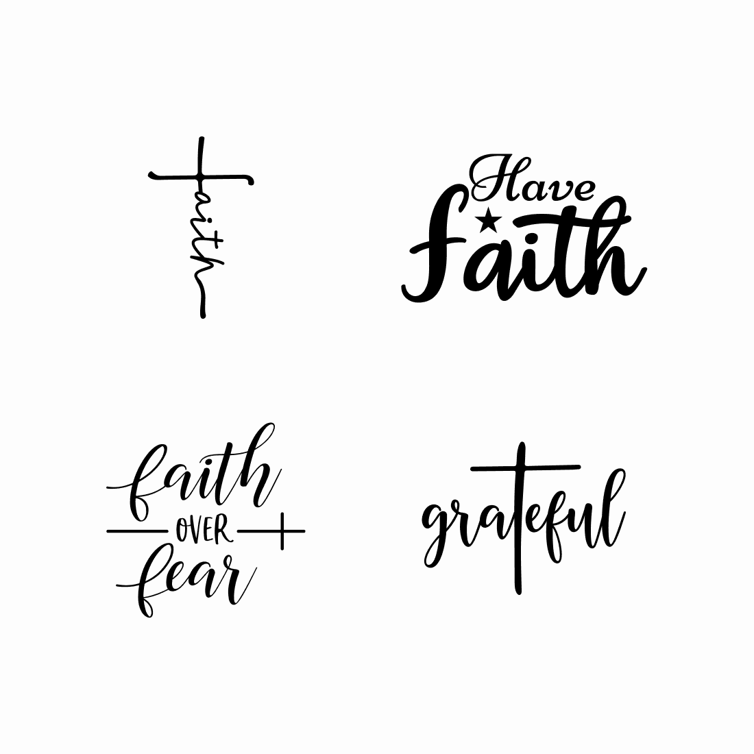 faith svg collection preview image.