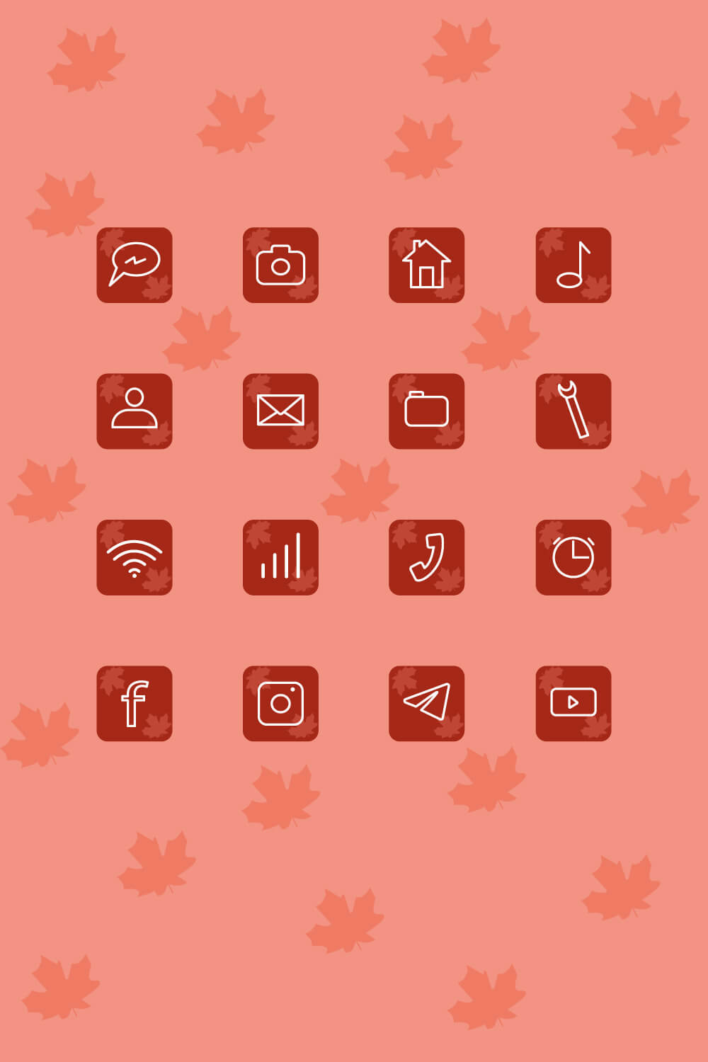 fall app icons pinterest