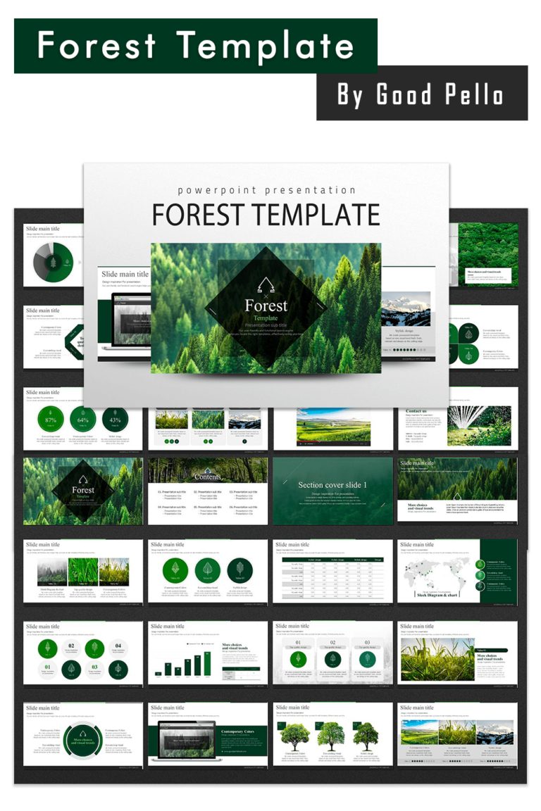Forest Powerpoint Presentation Template – MasterBundles