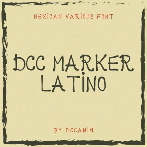 free mexican font marker latino main cover