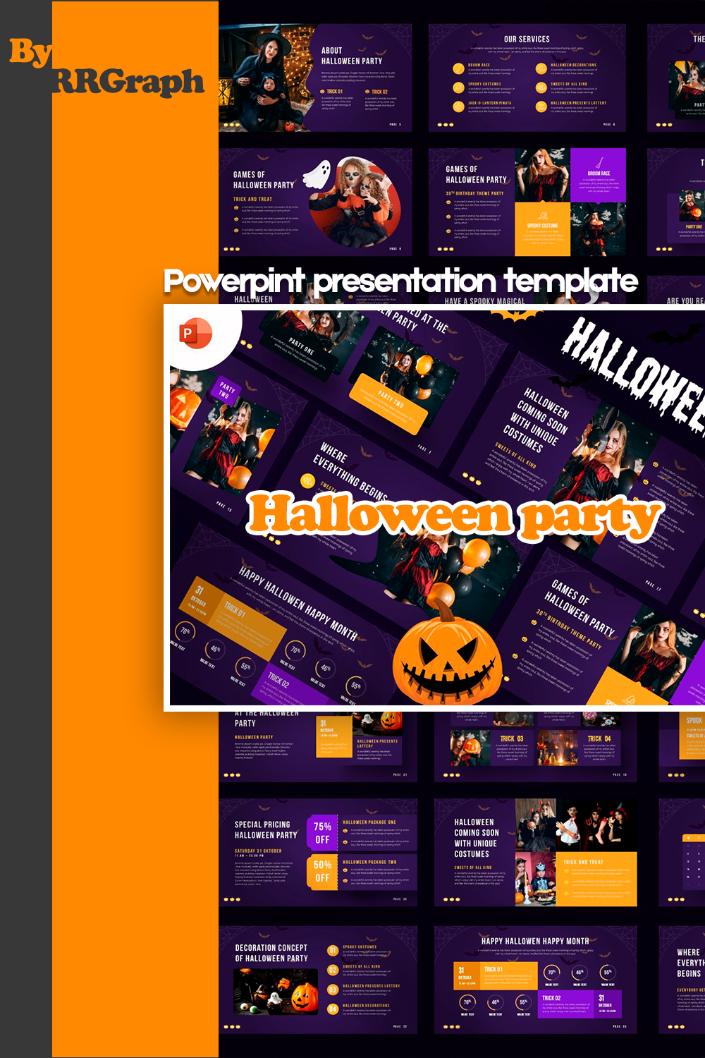 Halloween Party Powerpoint pinterest.