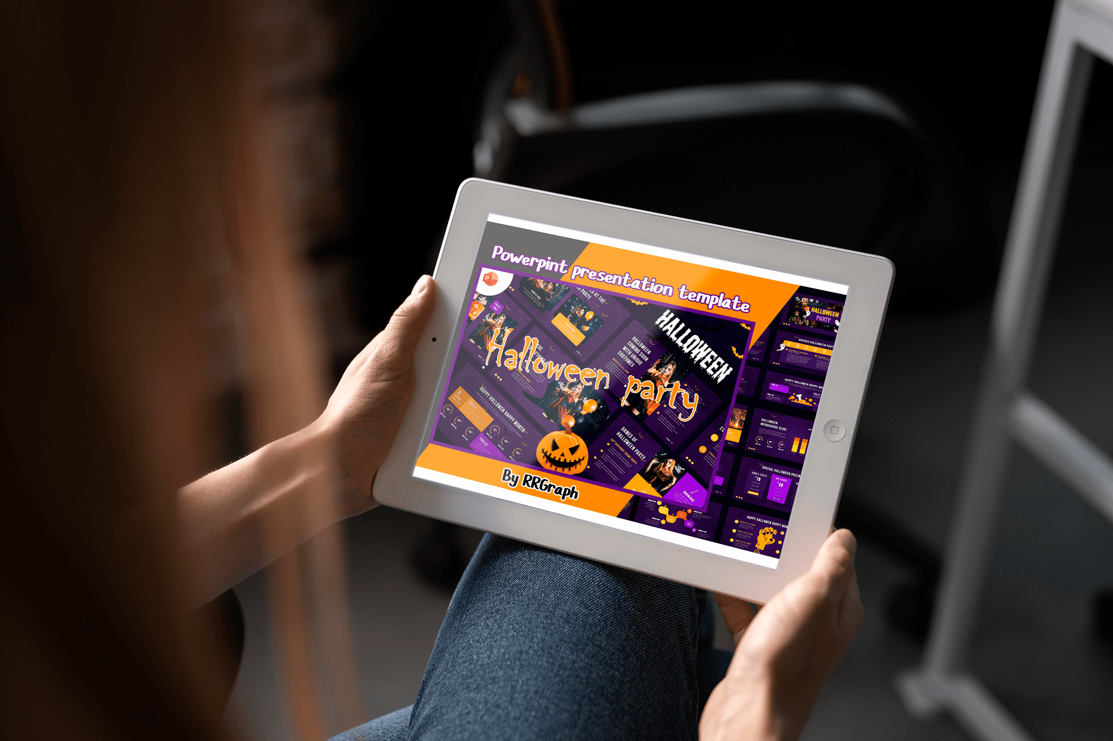 halloween party tablet