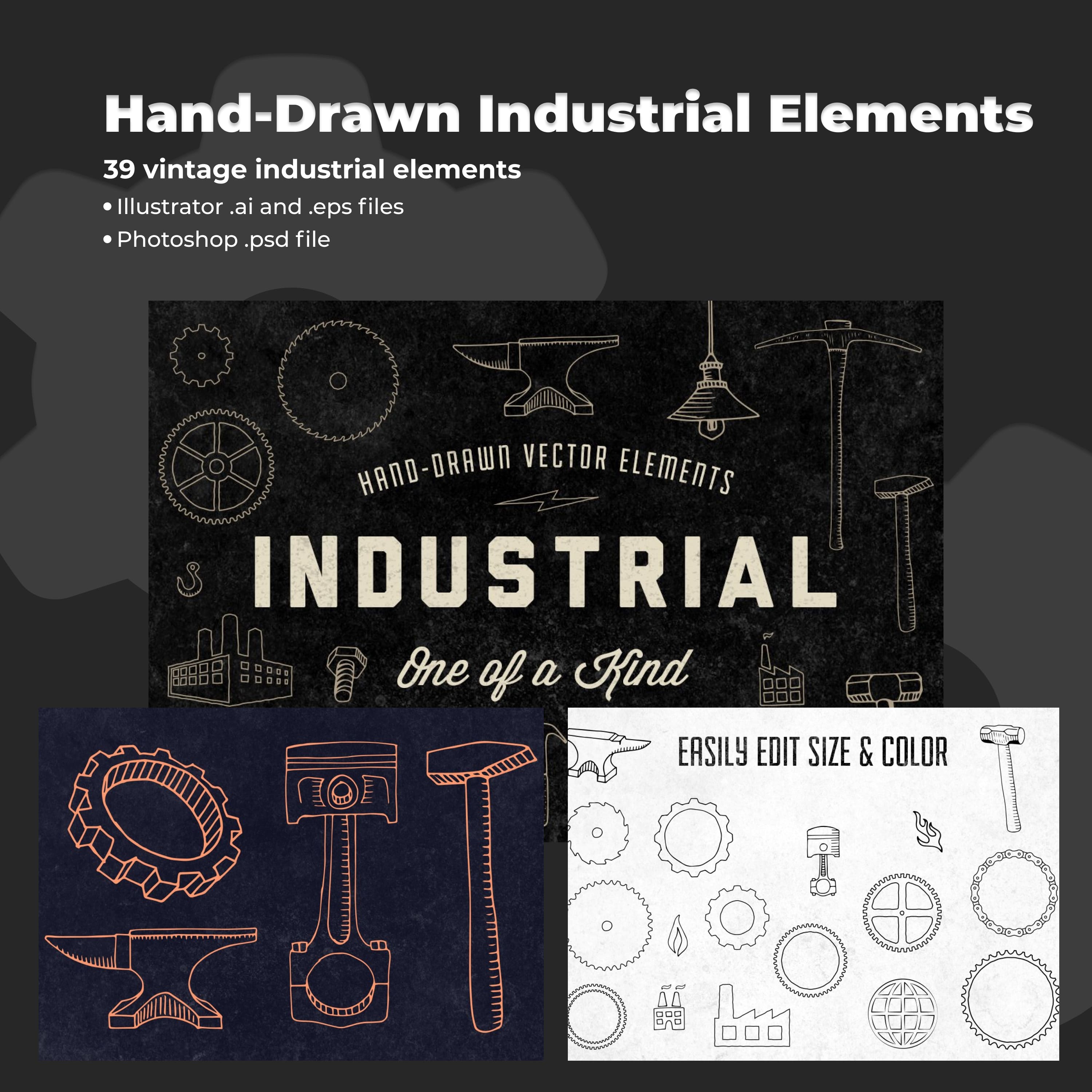 hand drawn industrial elements 1500x1500 2.