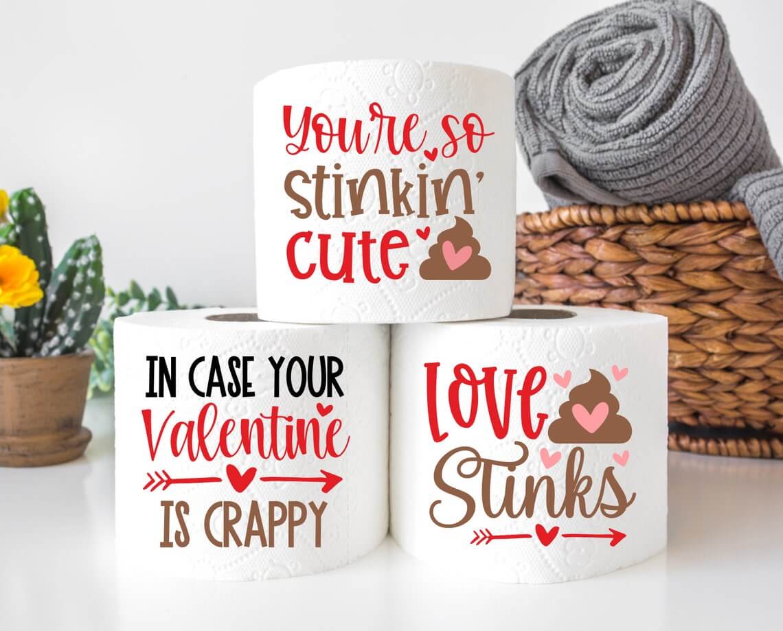 Valentine Toilet Paper Svg Masterbundles