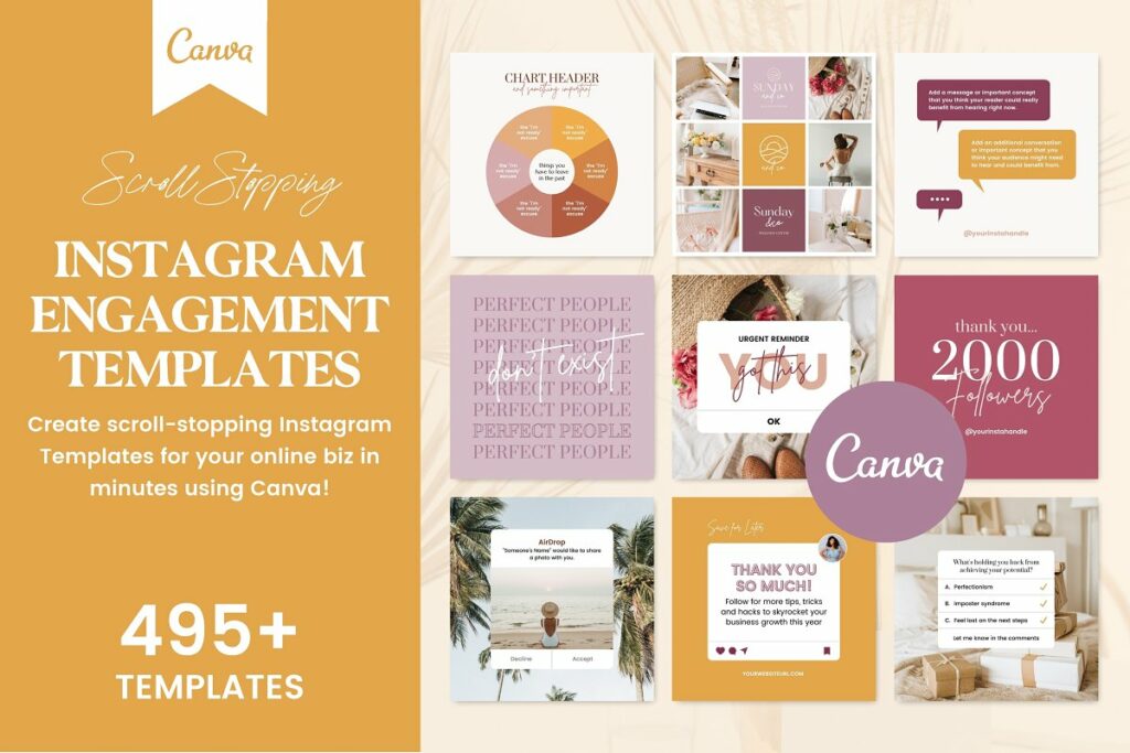 Instagram creator coach post template.