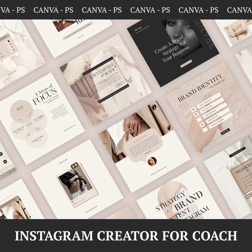Instagram Creator For Coach CANVA – MasterBundles