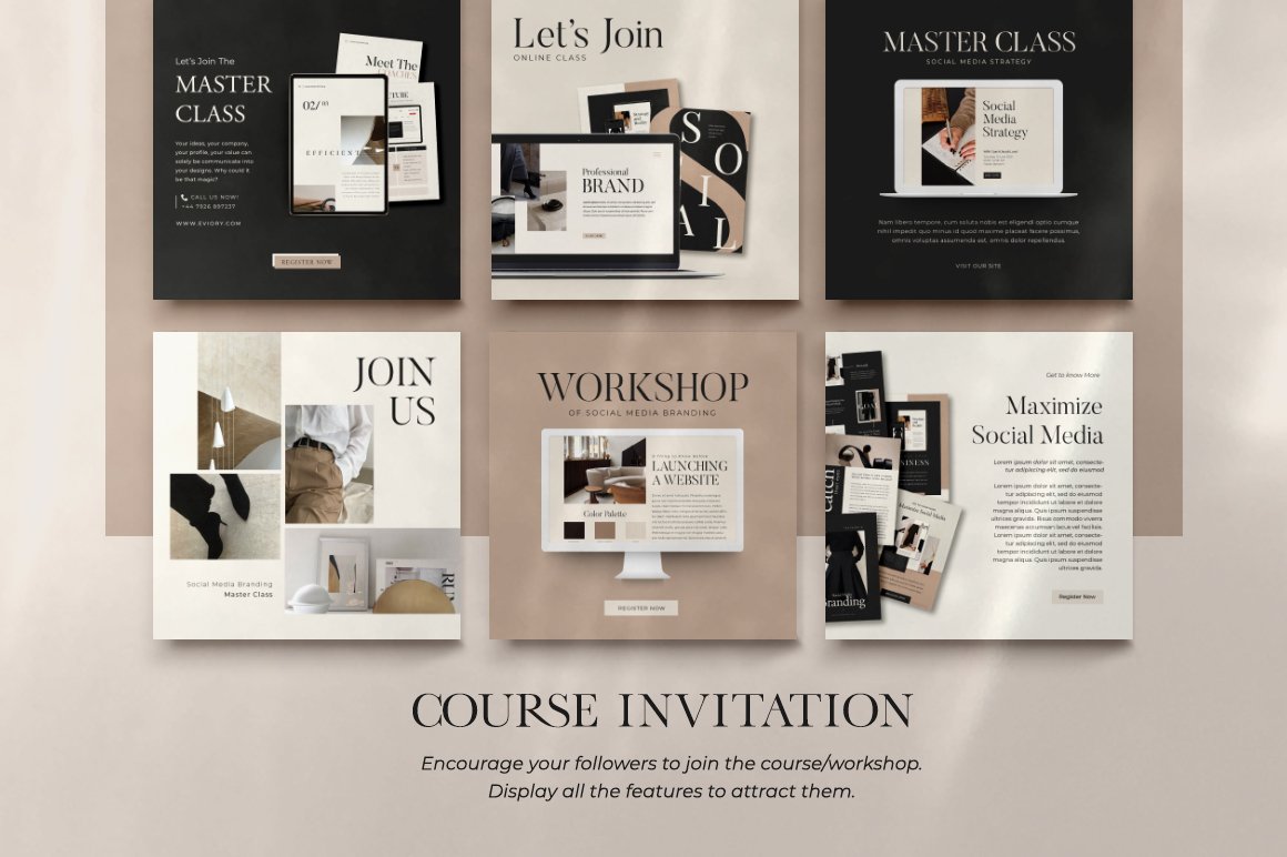 Instagram Creator For Coach CANVA PS – MasterBundles