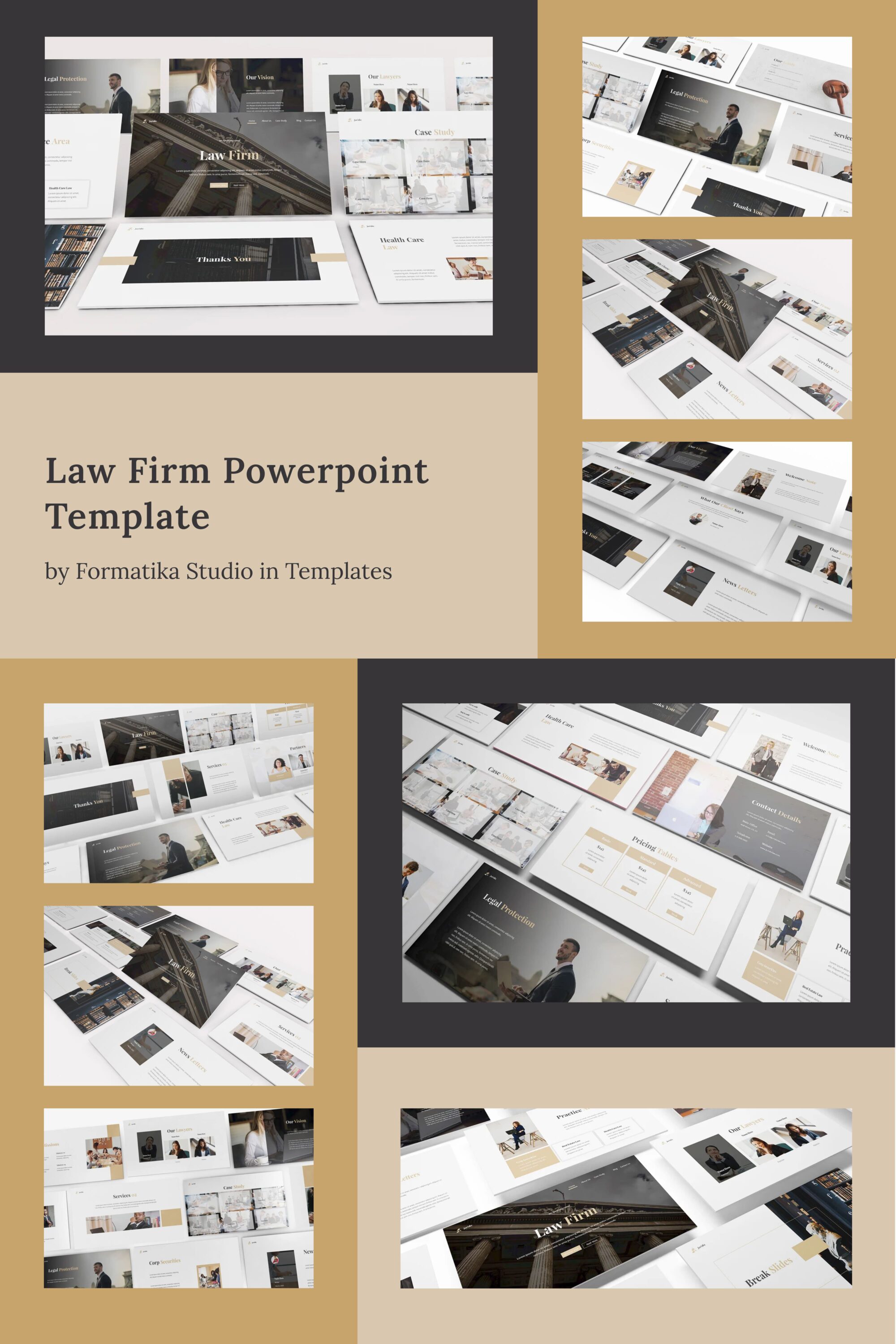 law firm powerpoint template 04.