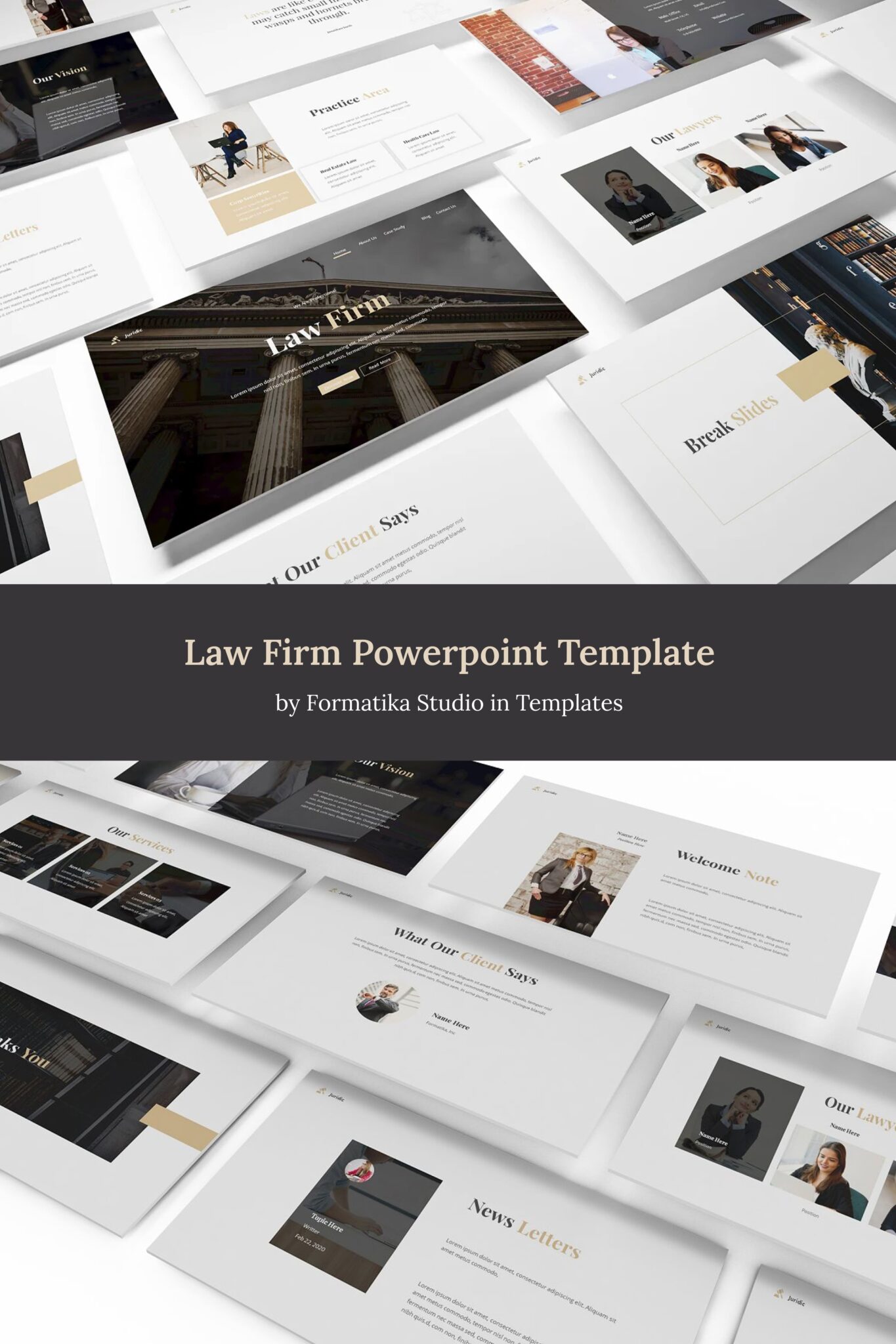 Law Firm Powerpoint Template – MasterBundles