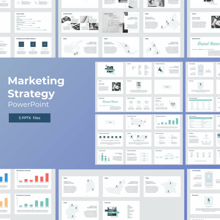 Marketing Strategy PowerPoint – MasterBundles