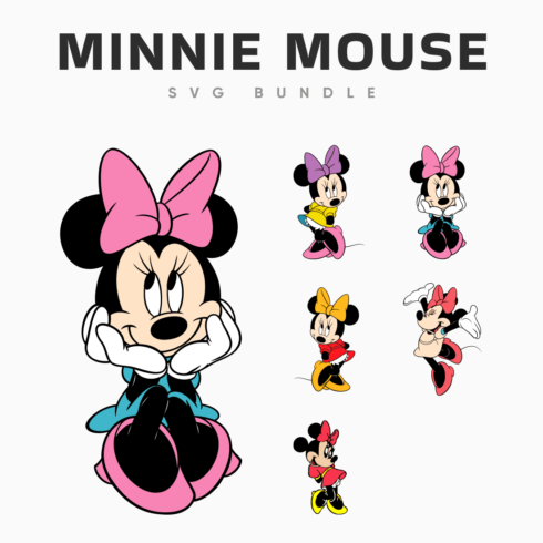 Louis Vuitton & Disney Inspired printable graphic art Minnie Mouse