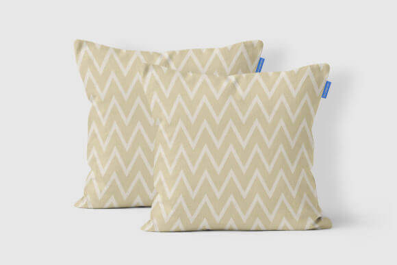 Chevron Papers Seamless Design on Pillow.