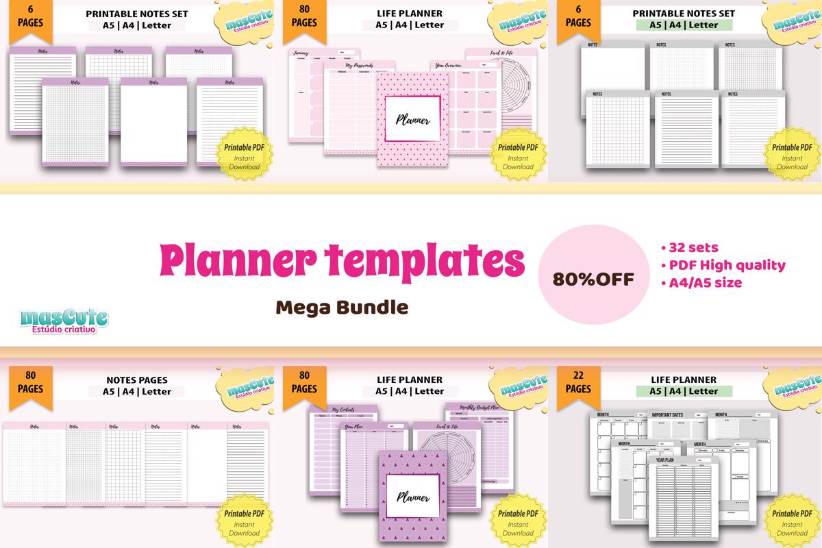 32 Sets, PDF High Quality, A4,A5 Size.