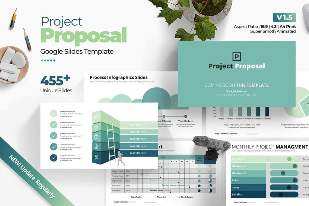 Project Proposal Google Slides – MasterBundles