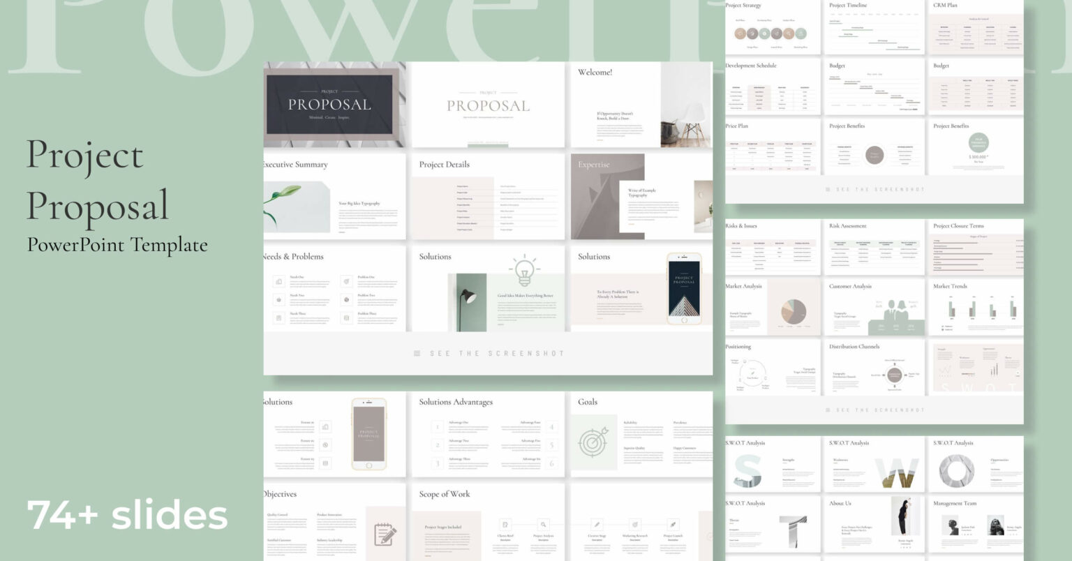 Project Proposal PowerPoint Template – MasterBundles
