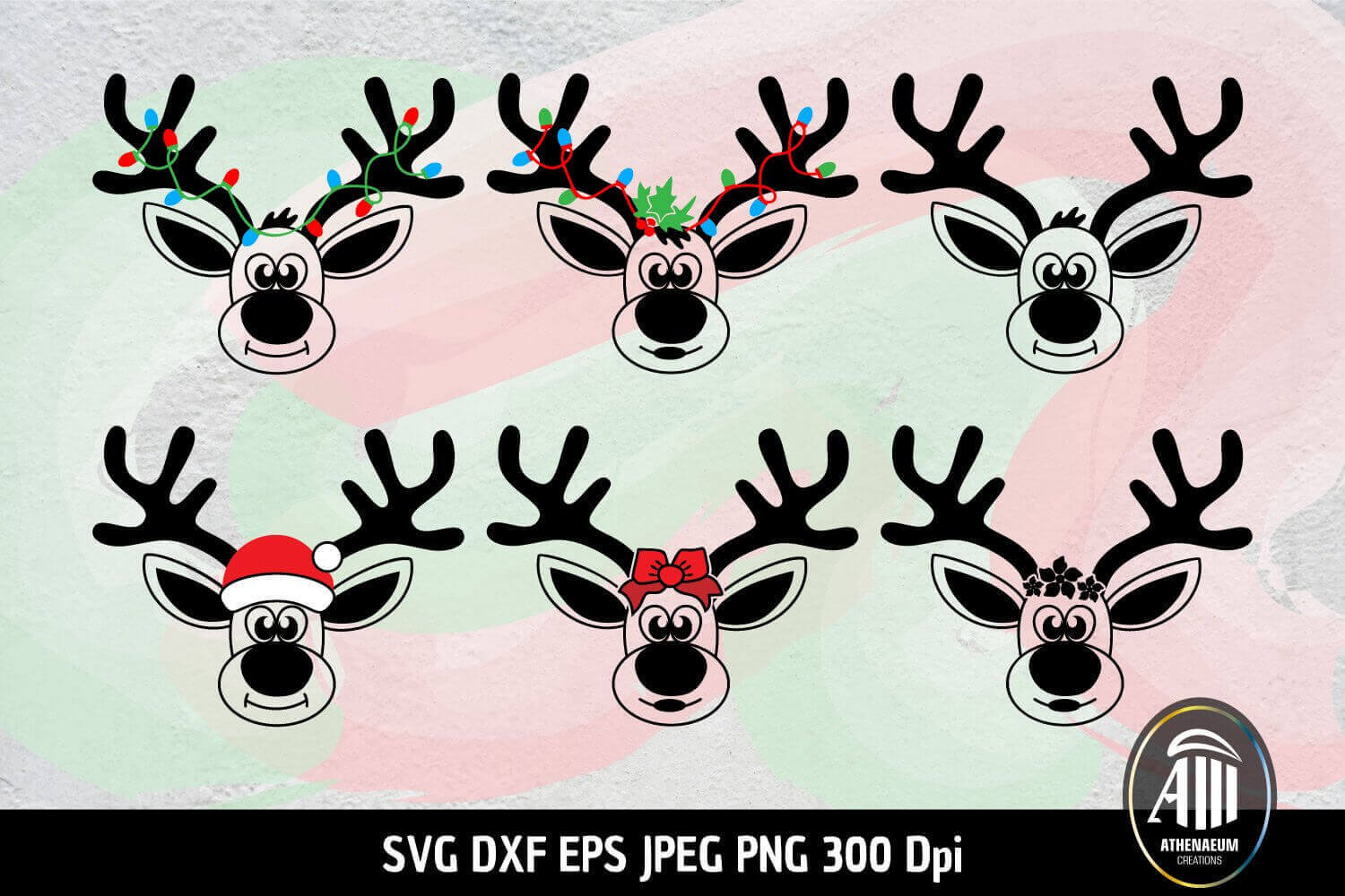 Six Christmas SVG Bundle.