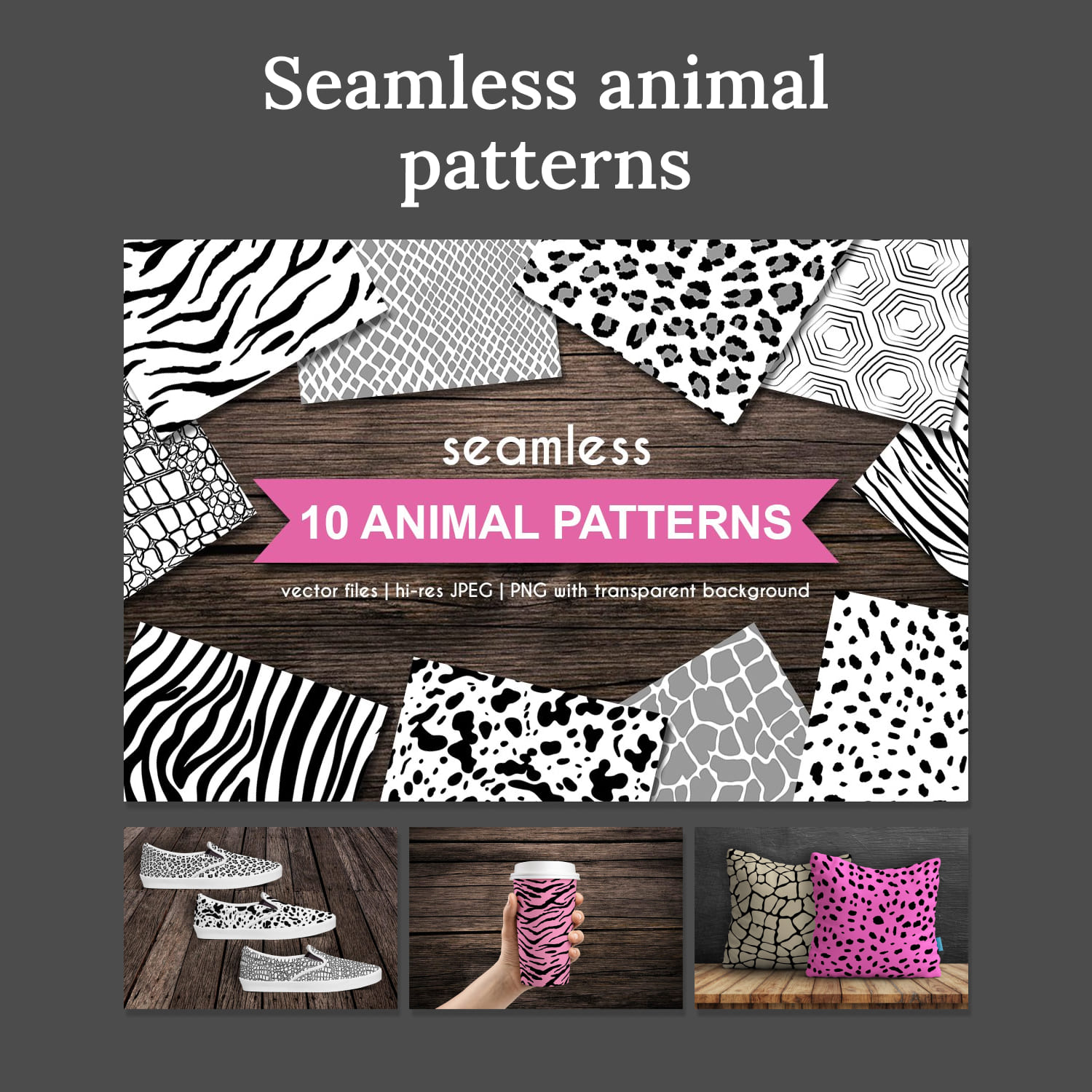Seamless Animal Patterns 01.