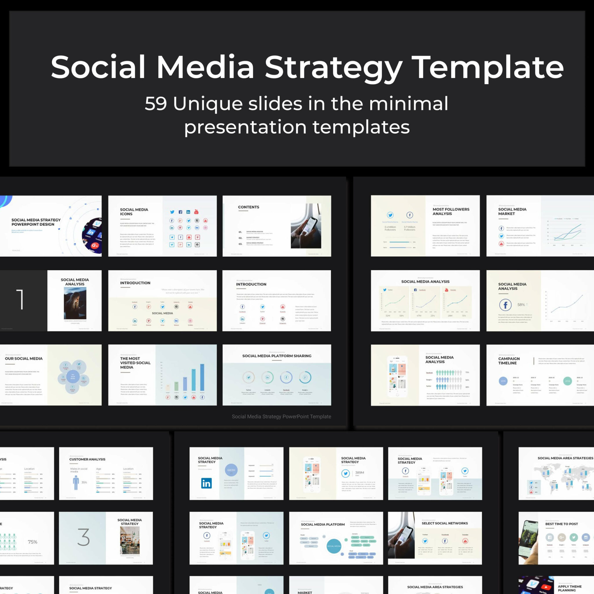 Social Media Strategy Template – MasterBundles