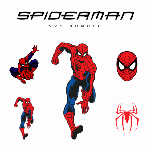 spiderman svg bundle cover image