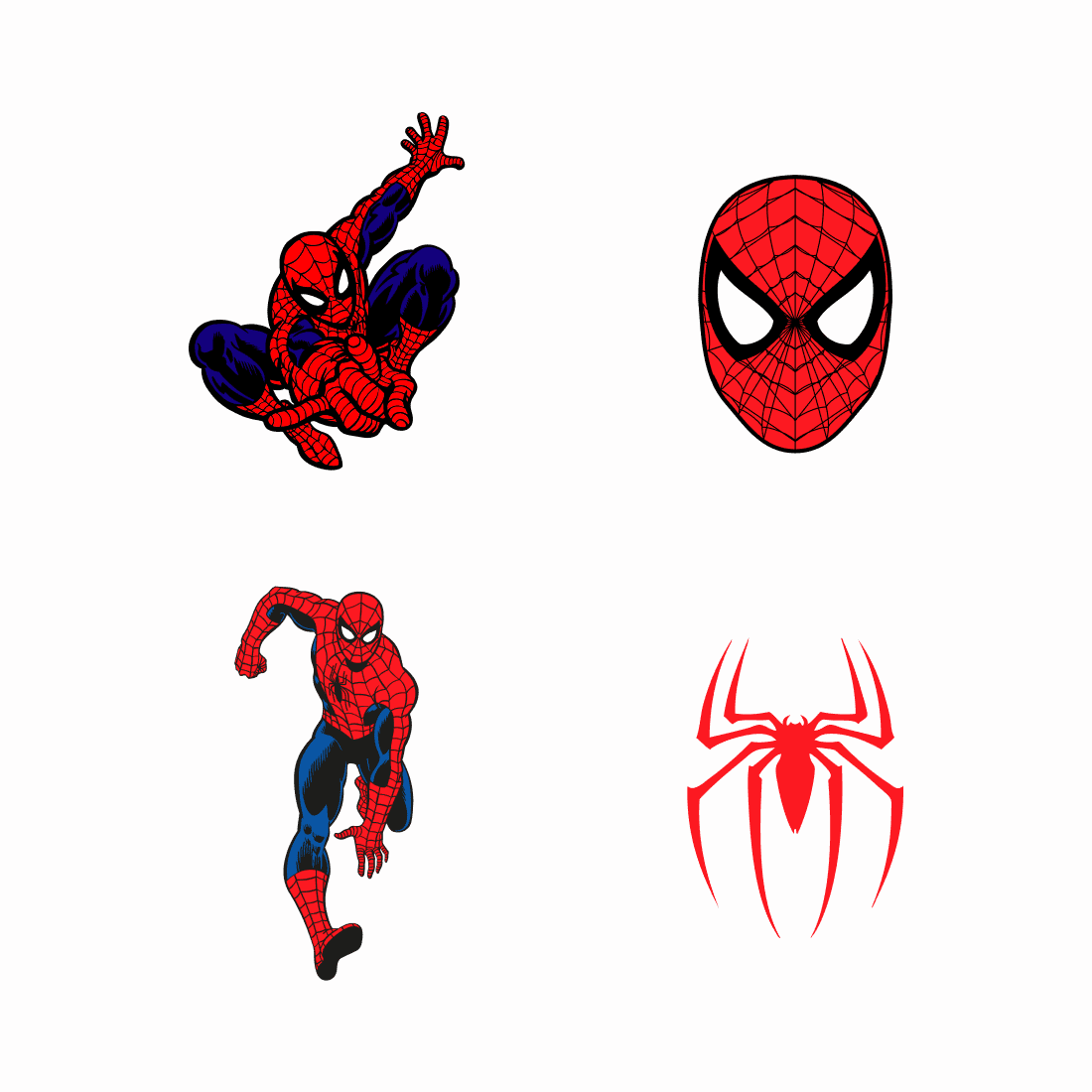 spiderman svg bundle preview image
