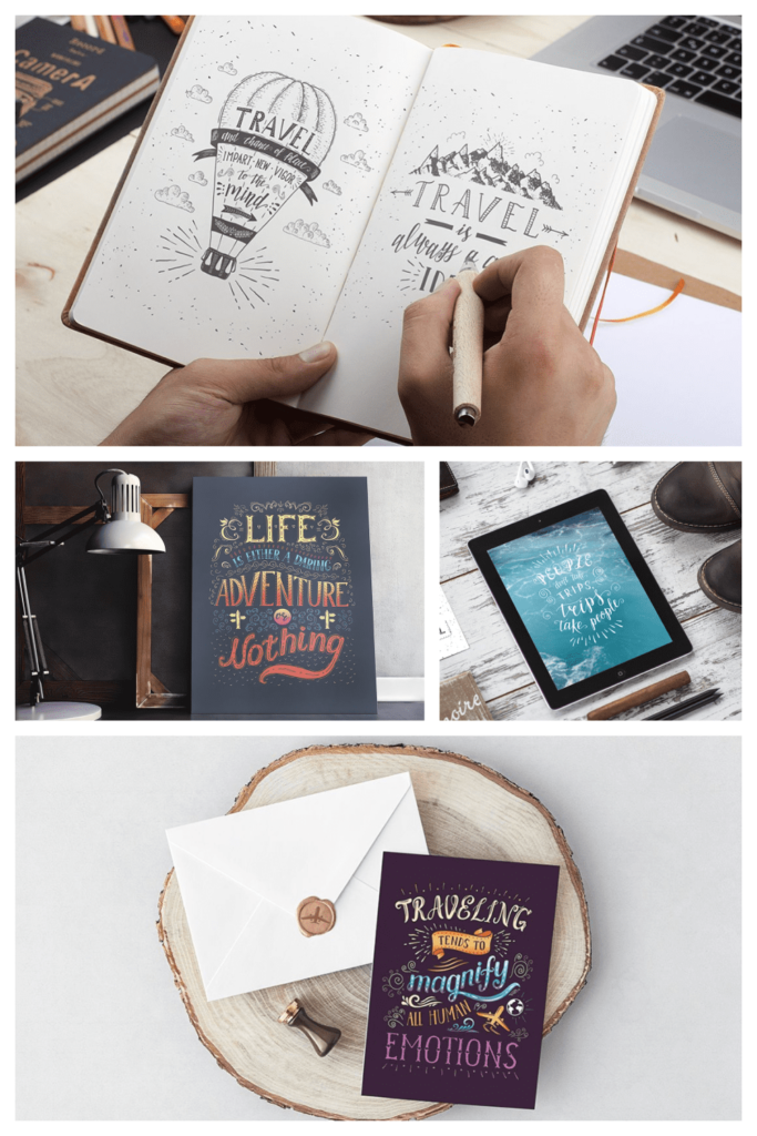 Travel Hand Drawn Lettering – MasterBundles