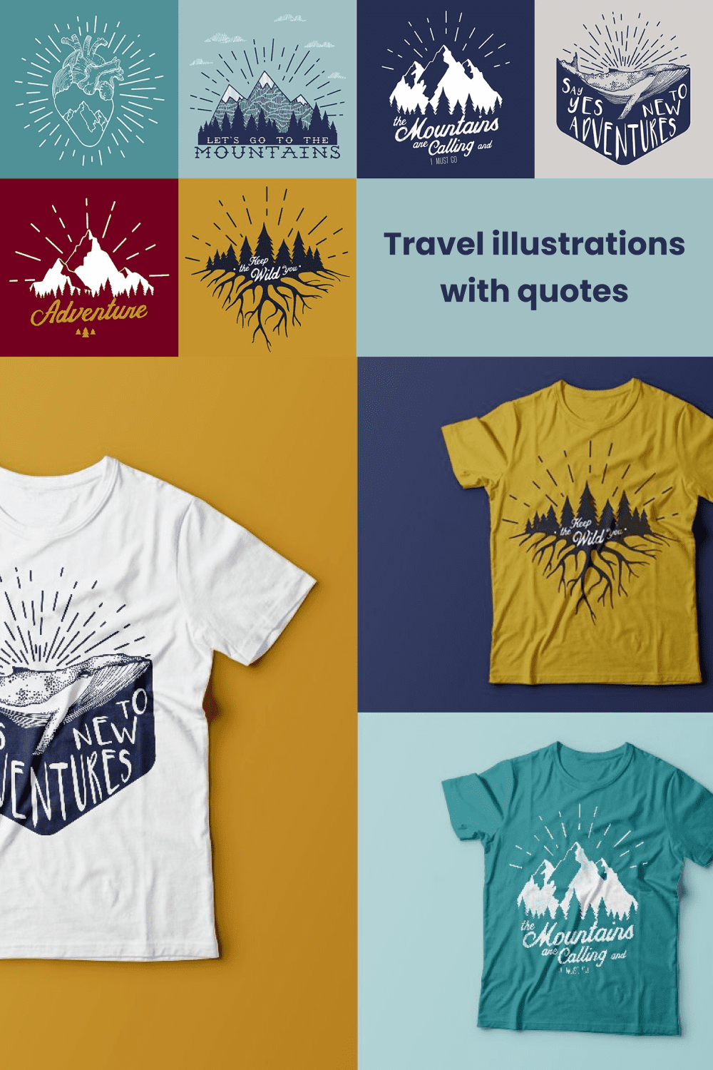 Travel Illustrations With Quotes pin1.
