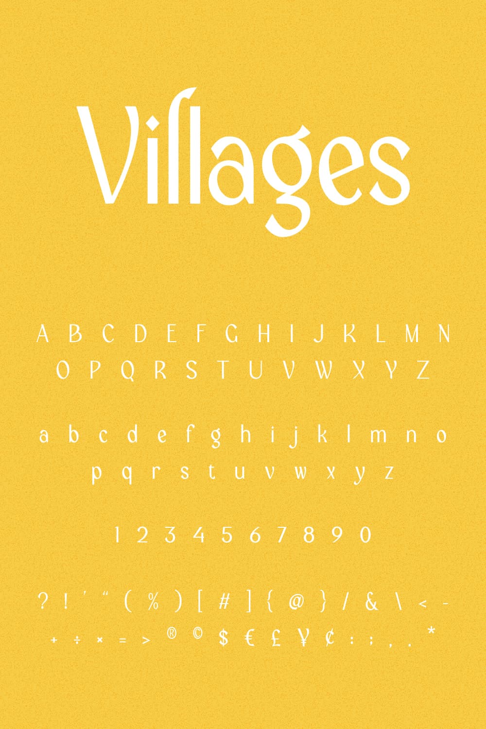 Villages Free Farmhouse Font Pinterest preview by MasterBundles.