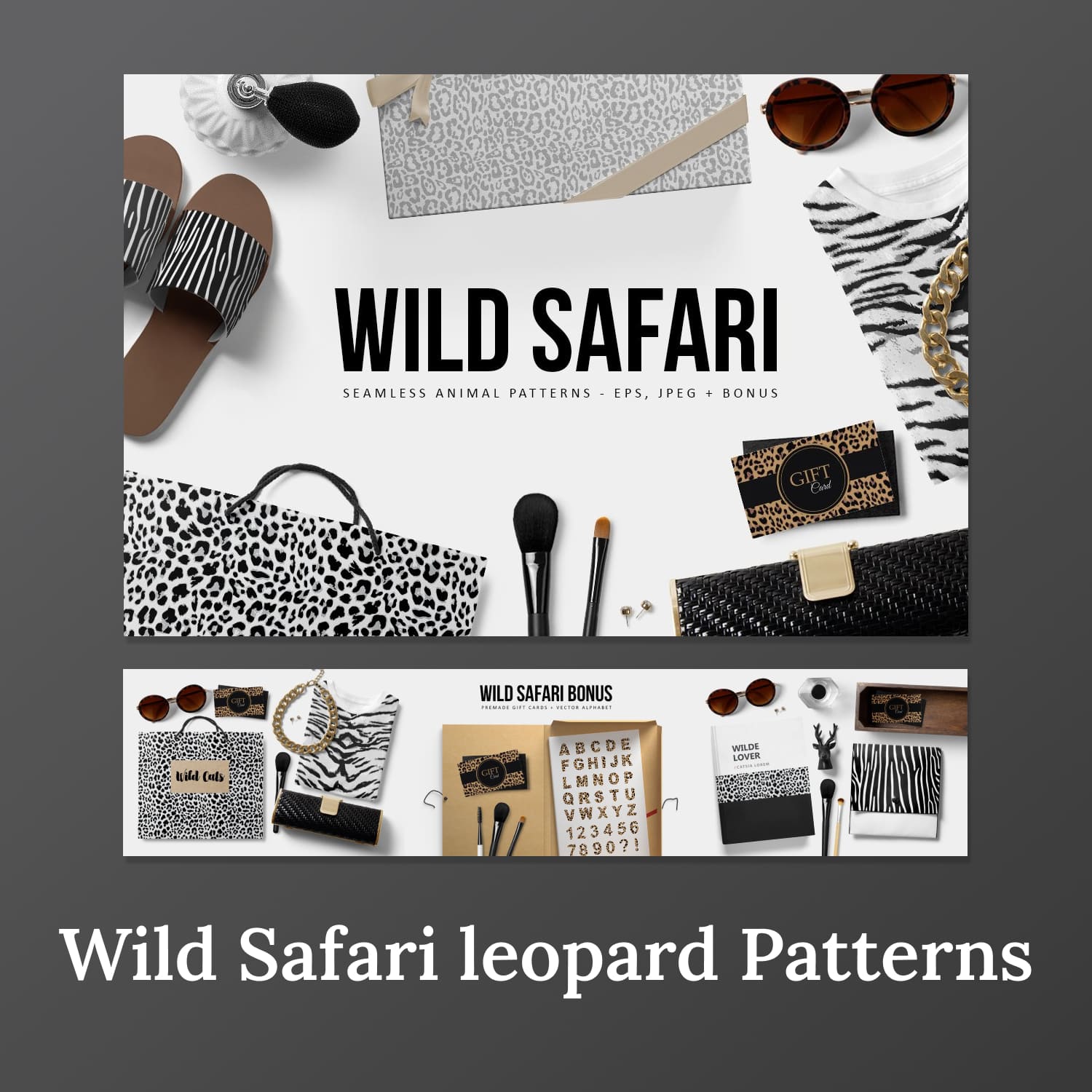 Wild Safari Leopard Patterns 01.