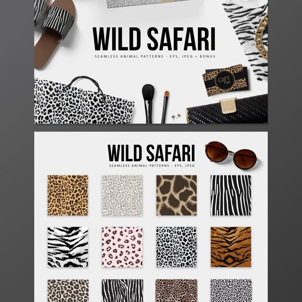 Wild Safari Leopard Patterns – MasterBundles