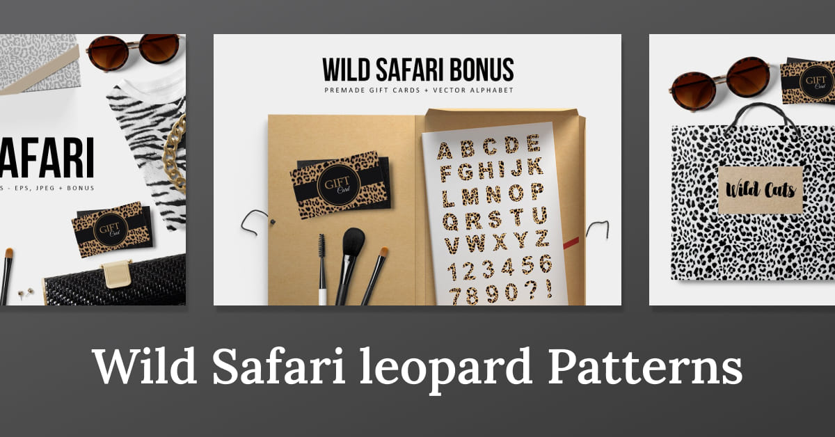 Wild Safari Leopard Patterns – MasterBundles