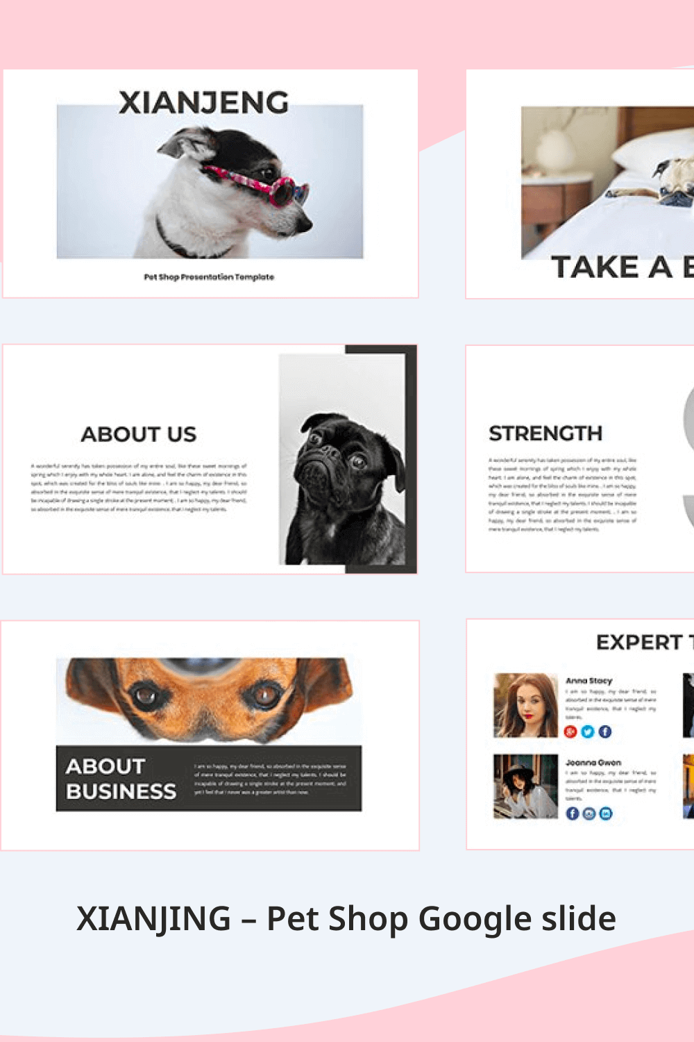 Pet PowerPoint Template Presentation and Google Slides