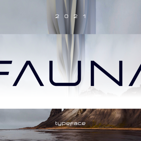 Fauna Stylish Futuristic Font cover image.