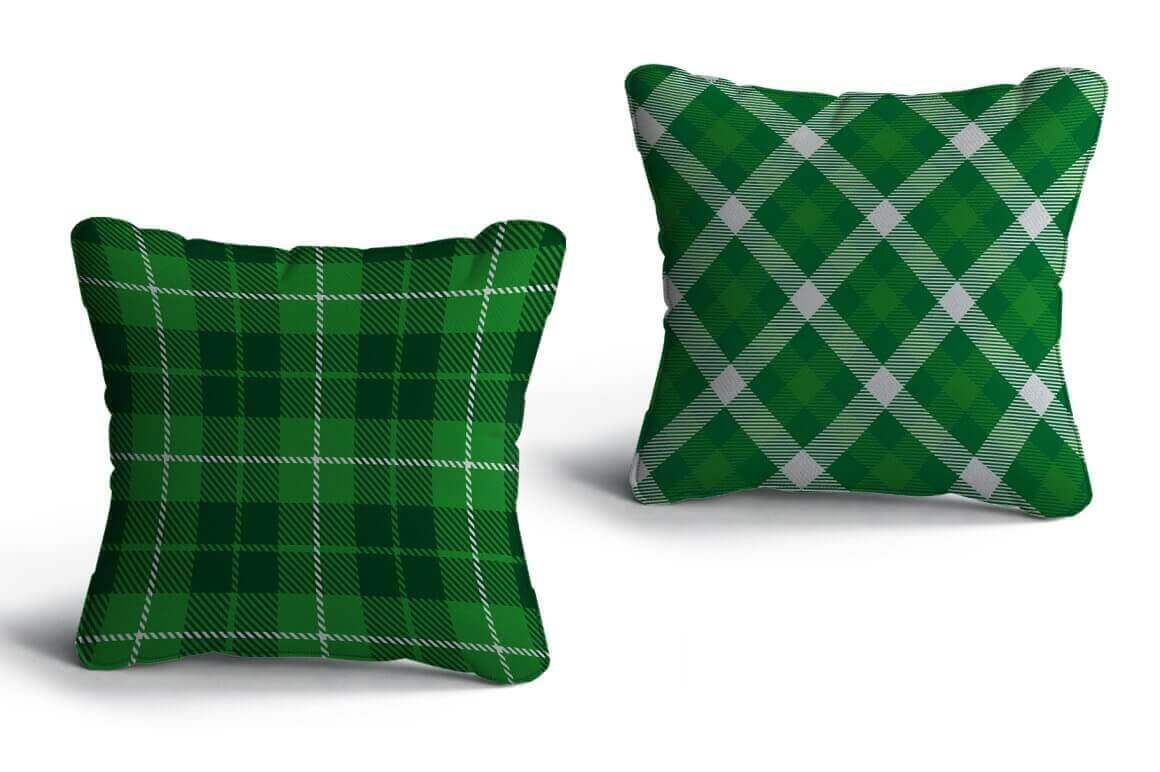 Two Pillows for Patrick's Day.