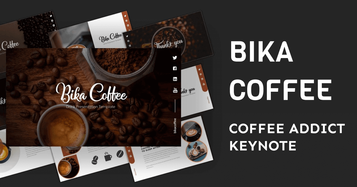 Bika Coffee Drink Presentation Template.