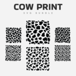 Cow print svg bundle.