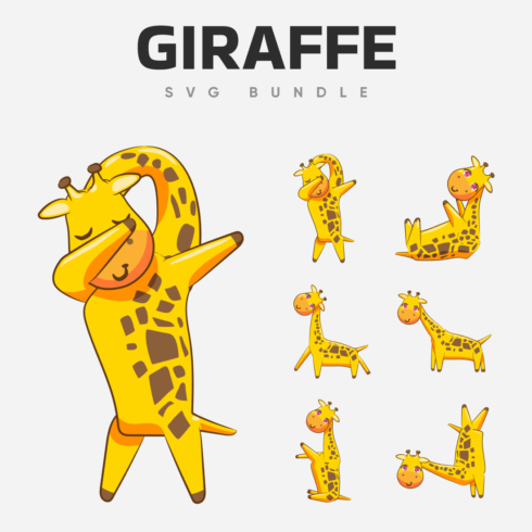 Giraffe SVG bundle.