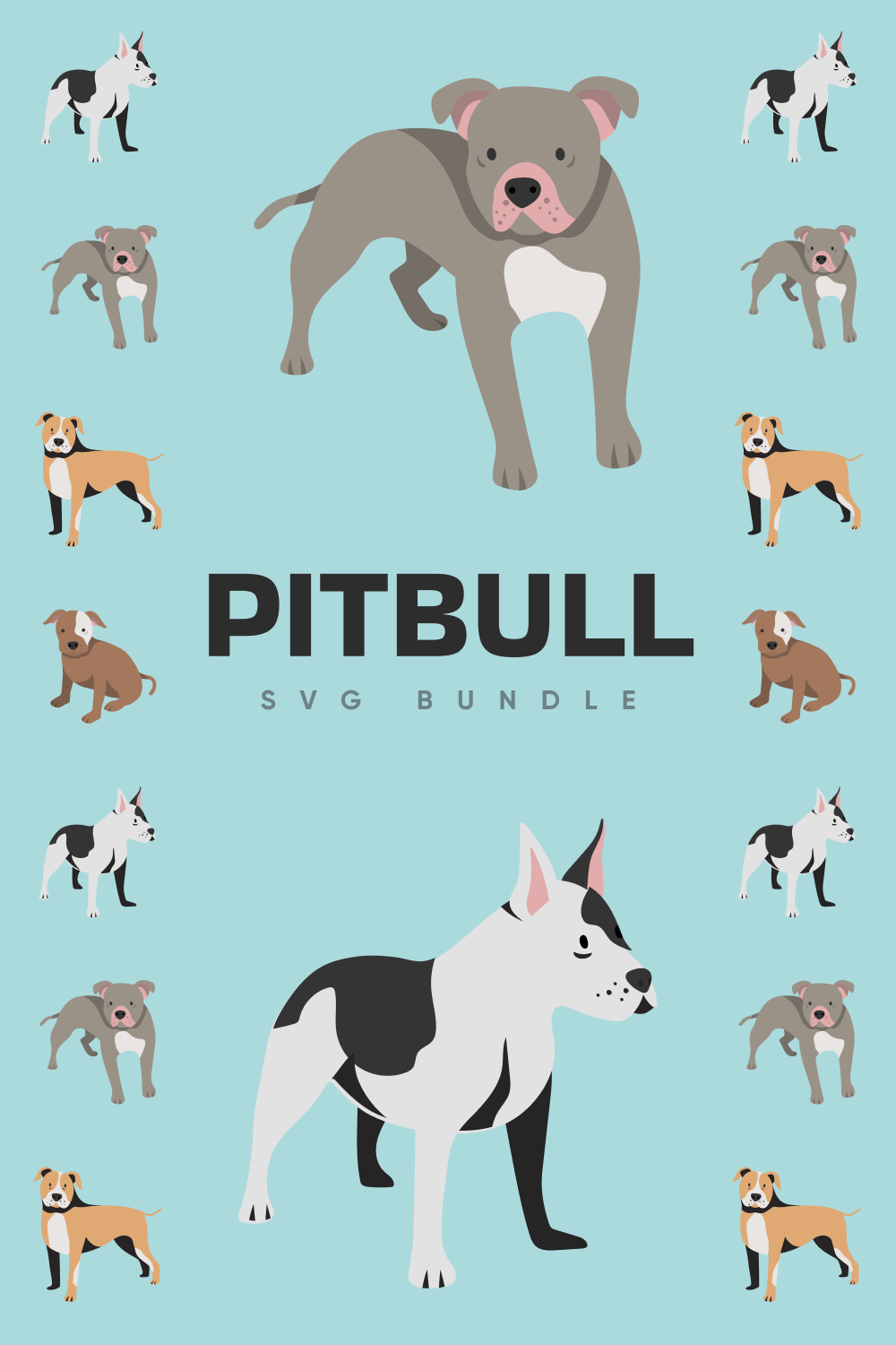 Pitbull SVG bundle pitbull.