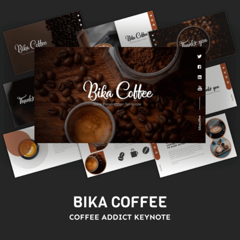 Slides of Bika Coffee.