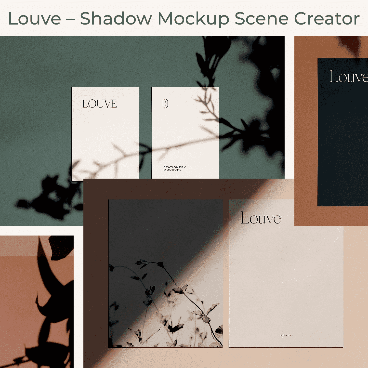 Louve - Shadow Mockup Scene Creator Preview.