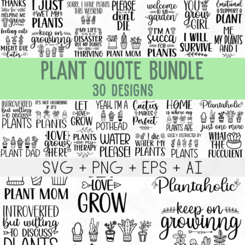 Plant lover SVG.