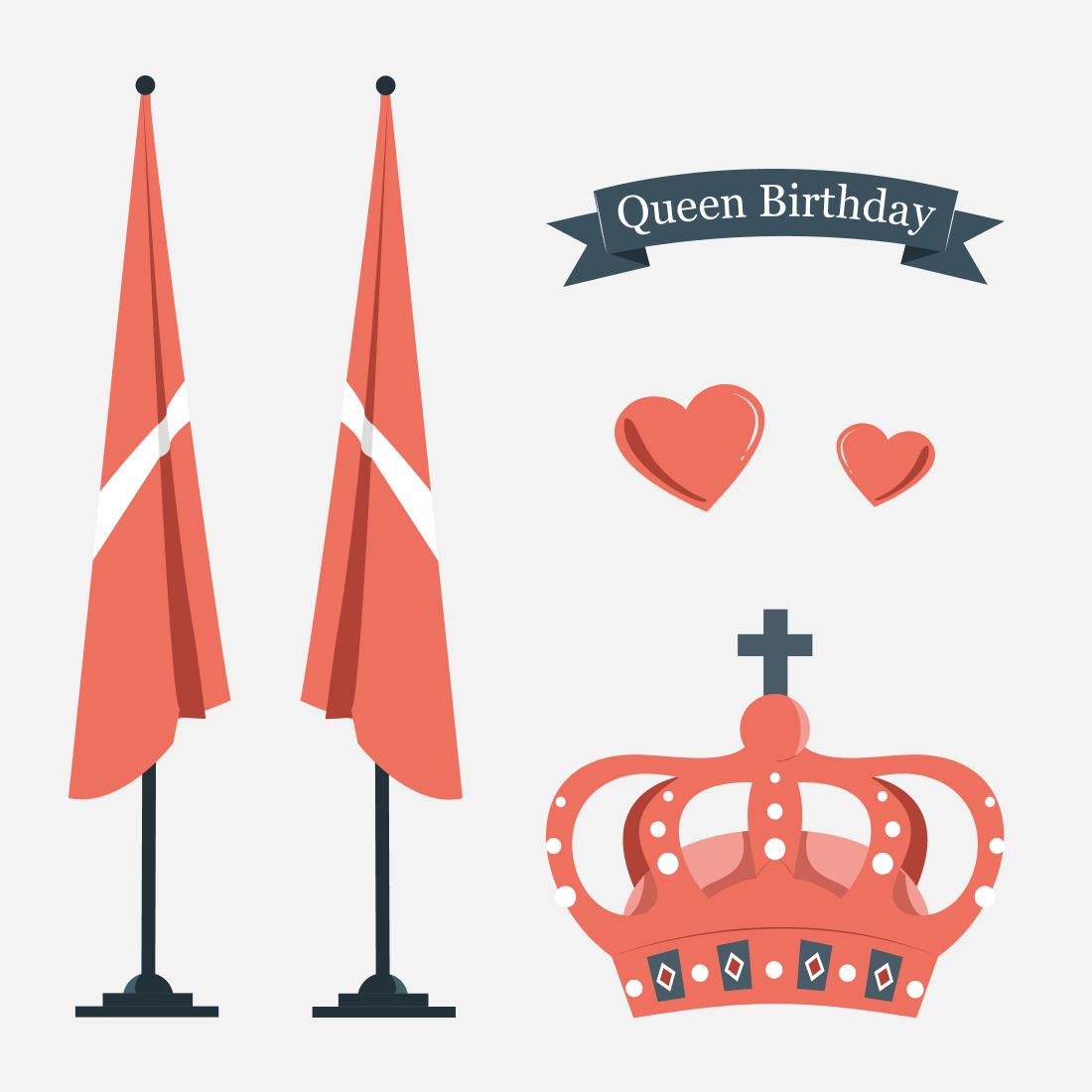 Birthday queen SVG.