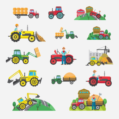 Tractor SVG Bundle – MasterBundles